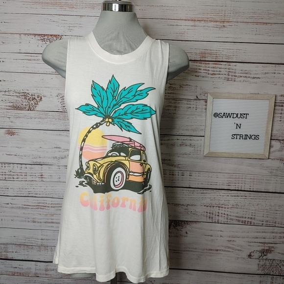 ANTHROPOLOGIE LETLUV muscle tank top S - Picture 2 of 12